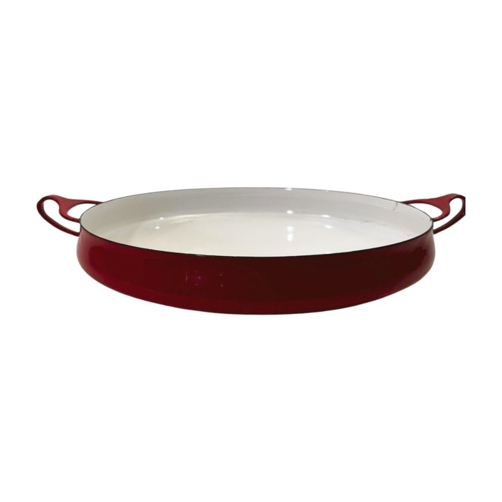 🧑‍🍳 Vintage Dansk Paella Pan - Red‍‍‍‍‍‍‍